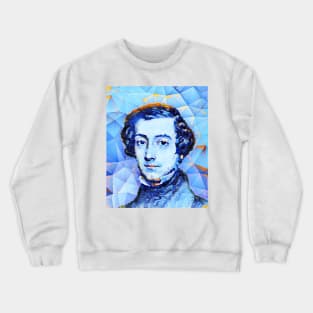 Alexis de Tocqueville Portrait | Alexis de Tocqueville Artwork Painting 14 Crewneck Sweatshirt